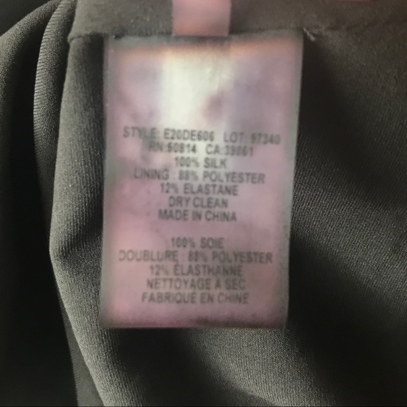 Elie Tahari York Silk Tie Neck Blouson Maxi Dress - Picture 8 of 8